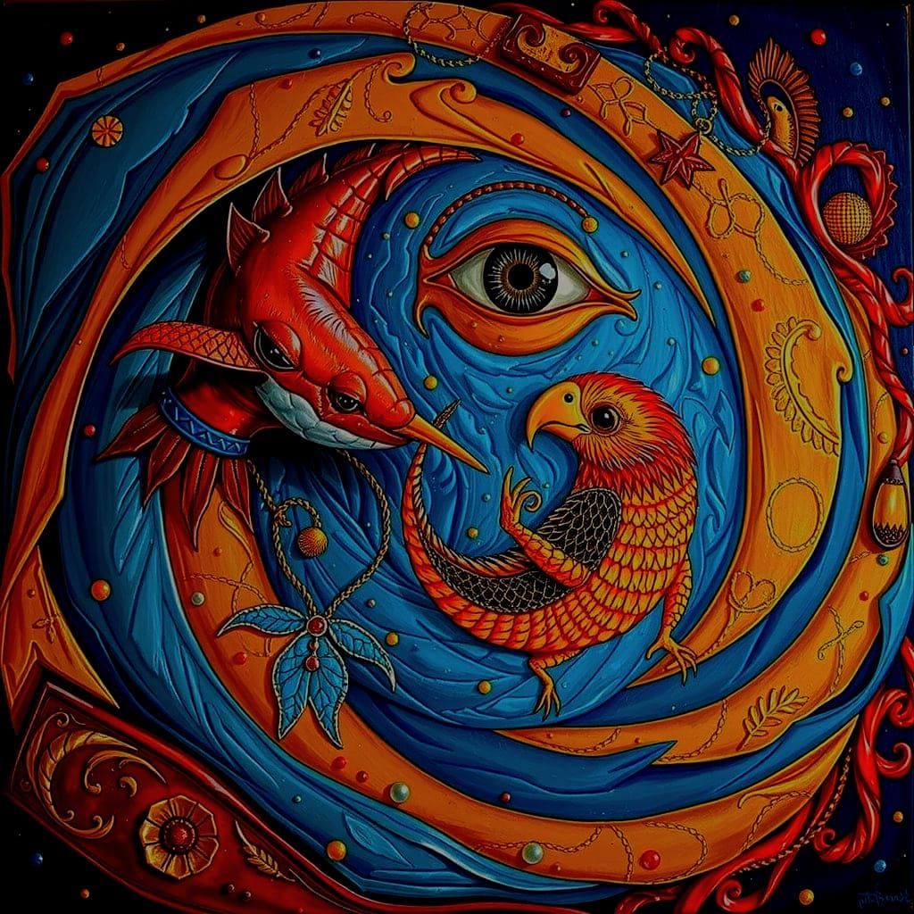 An AI Interpretation of Seraphinianus's Style