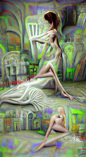 Evocative Noir Portrait of a Nude Woman