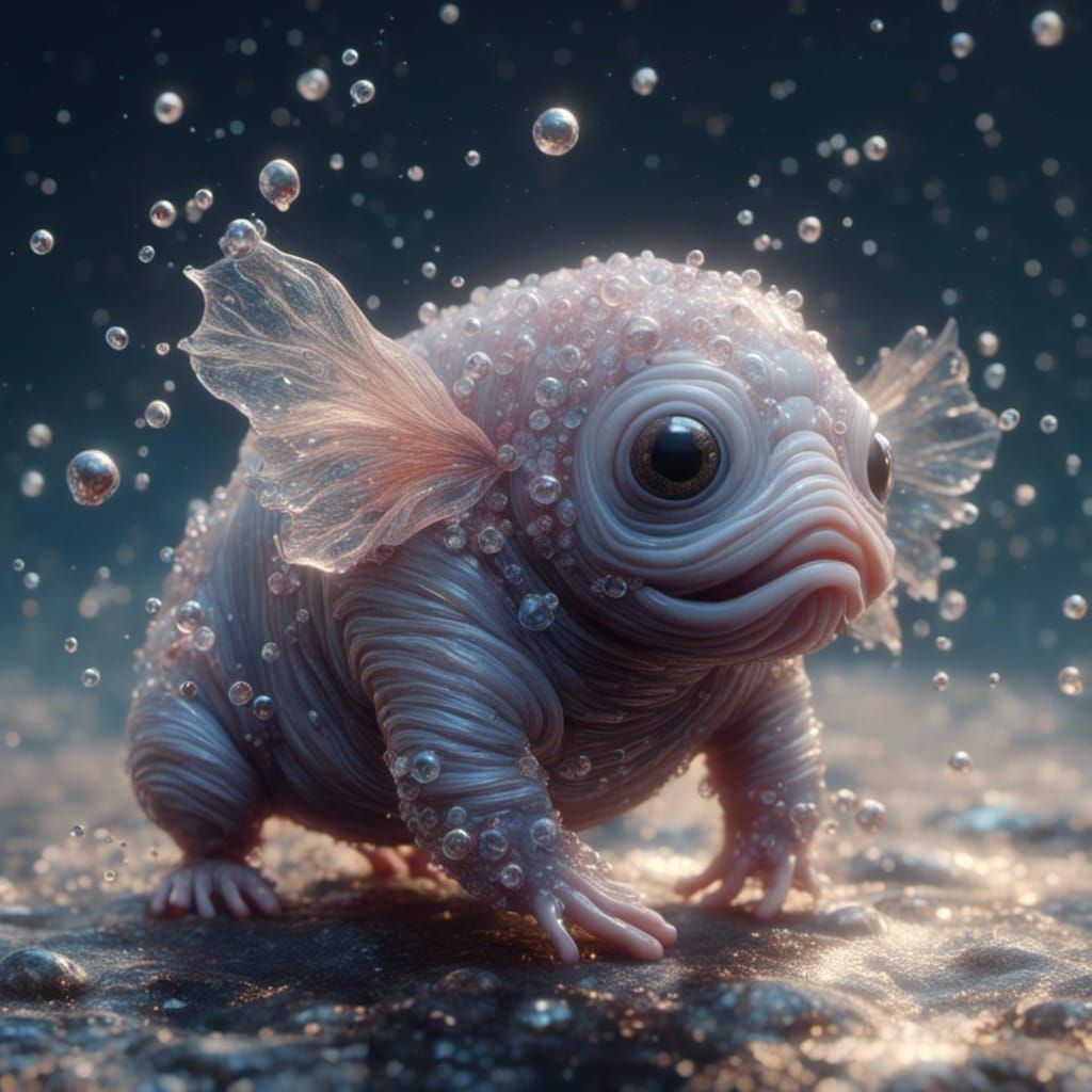 Golden Kintsugi Tardigrade