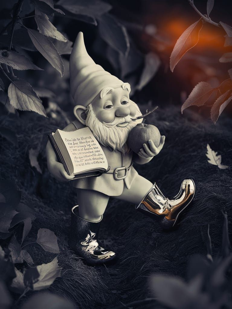 Gnome's Magical Adventure in Phototriadic Semiautochrome