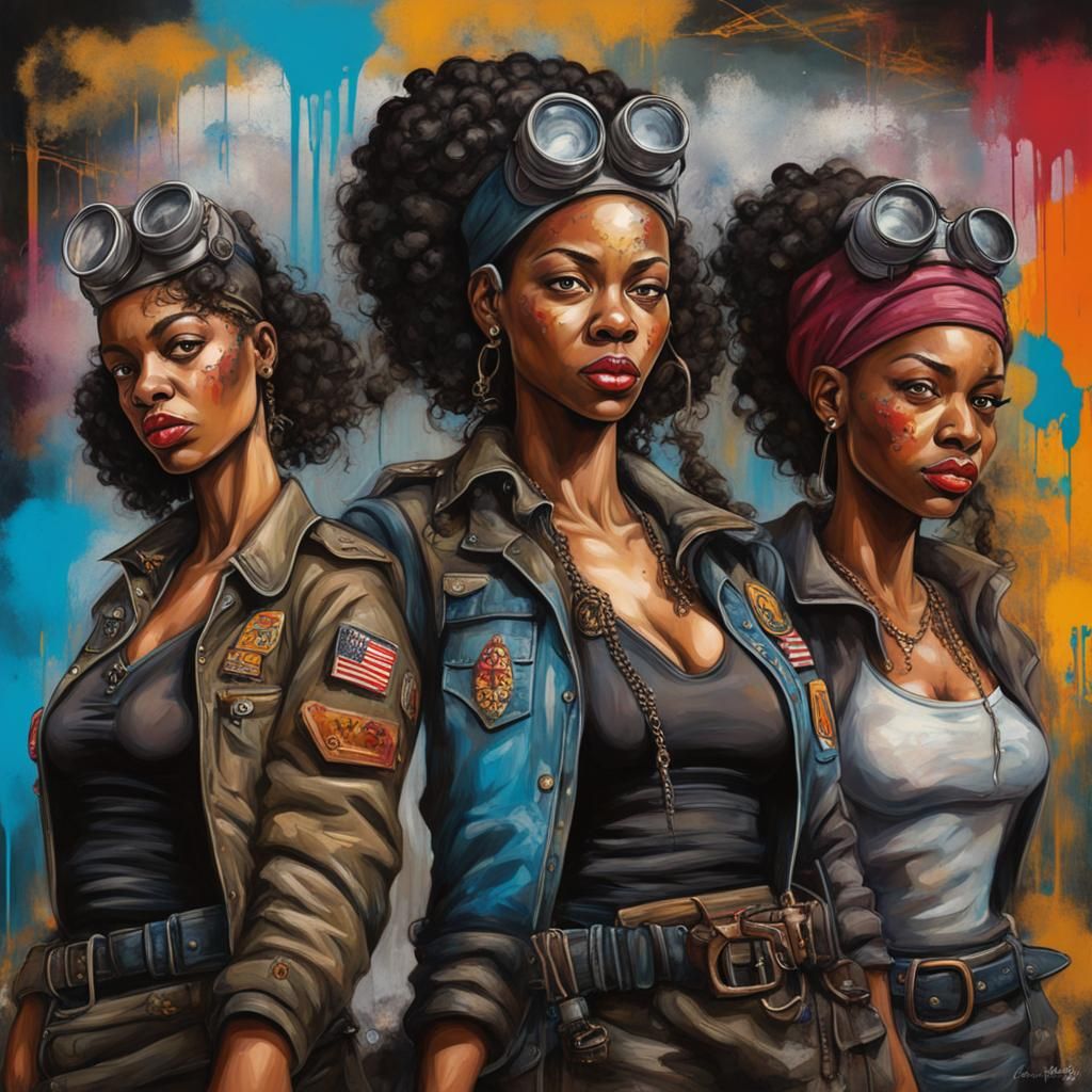 Six Triple Eight Battalion: 1940s-Style Graffiti Art