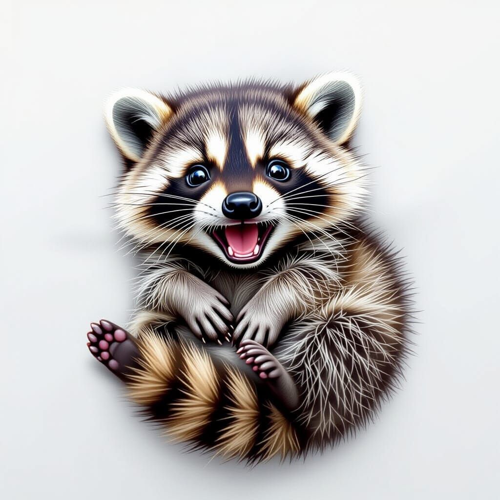 Raccoon
 baby