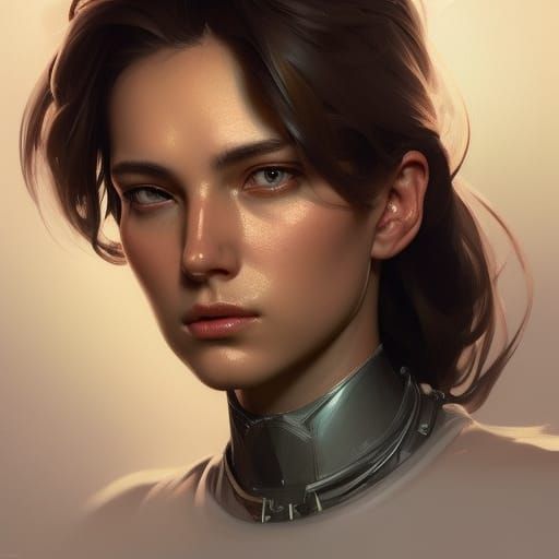 Detailed Portrait in the Style of Artgerm and Mucha