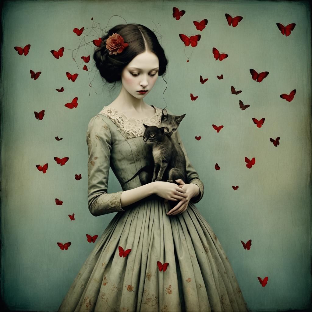 Melancholy Portrait Inspired by Roversi and Shaden