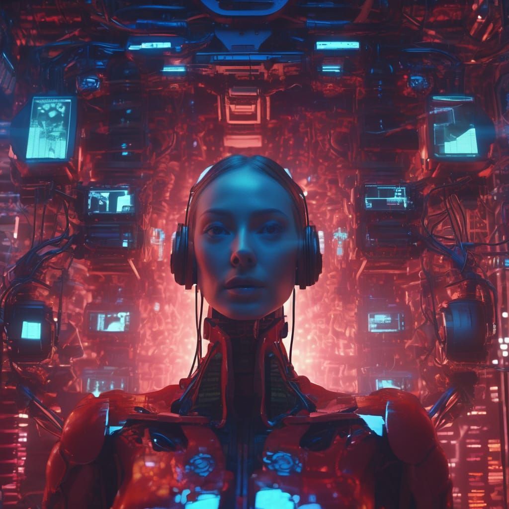 Futuristic Robot with Dr. Sophia and Kaito