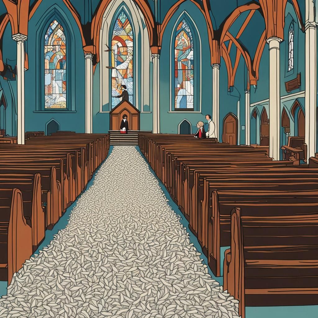 Eleanor Rigby
Picks up the rice in the church where a wedding has been
Lives in a dream retrofuturism