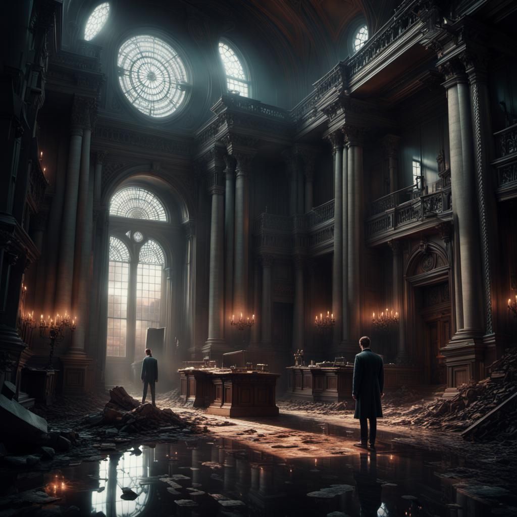 Dramatic Digital Painting: Guilty Conscience