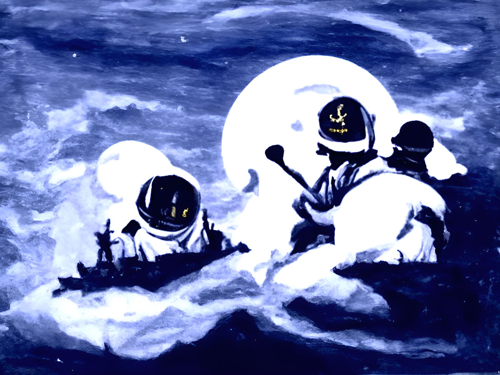 Sailors on the moon