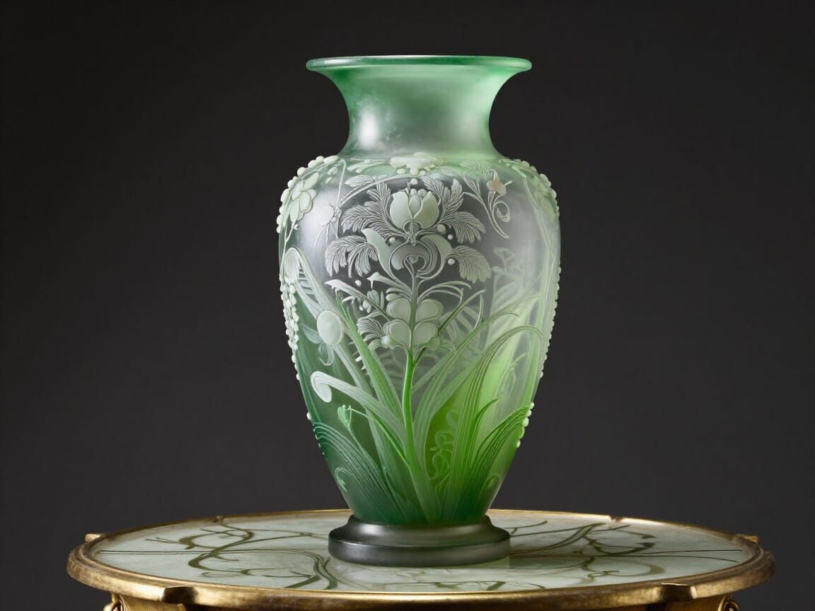 Green elegance by Gallé