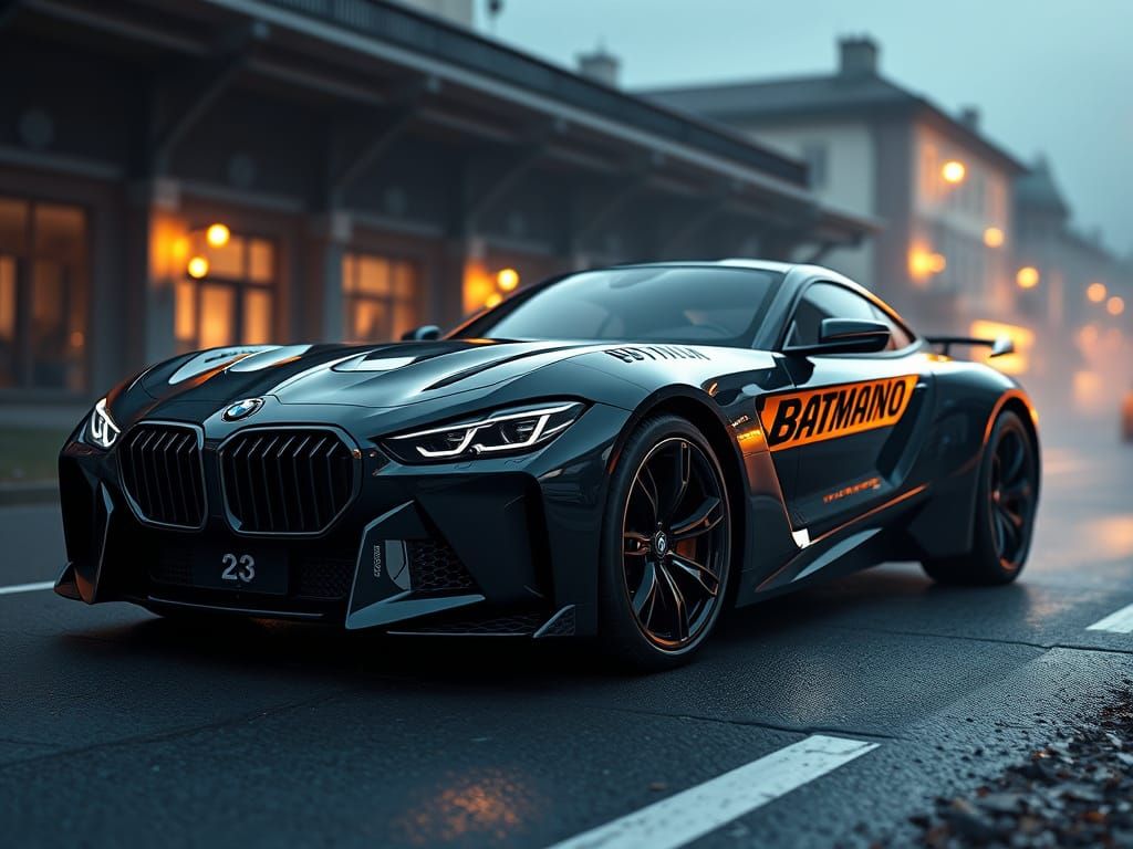 Futuristic BMW Concept Car in Bavaria: Sci-Fi Rendering