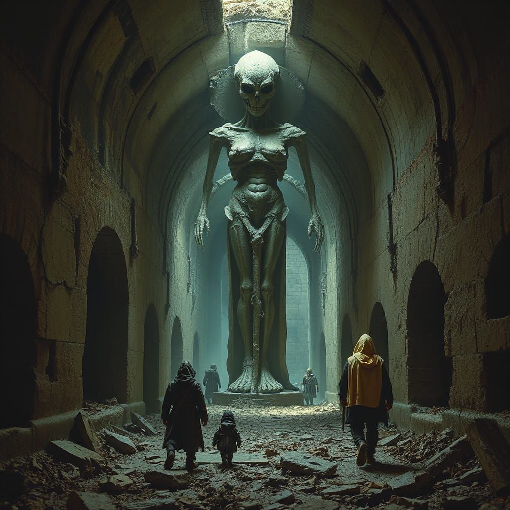 Forgotten Souls in the Shadow of the Death Goddess