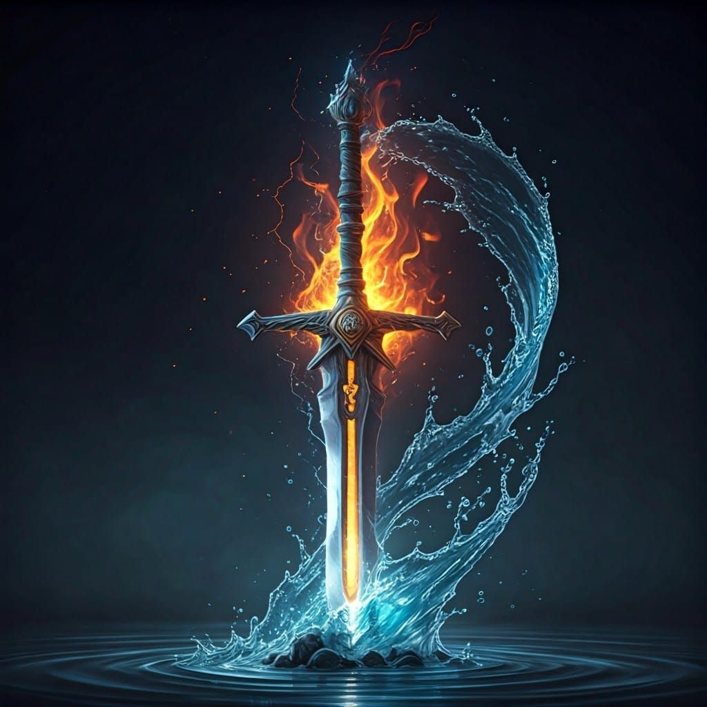 Majestic Elemental Sword Unleashes Elemental Forces