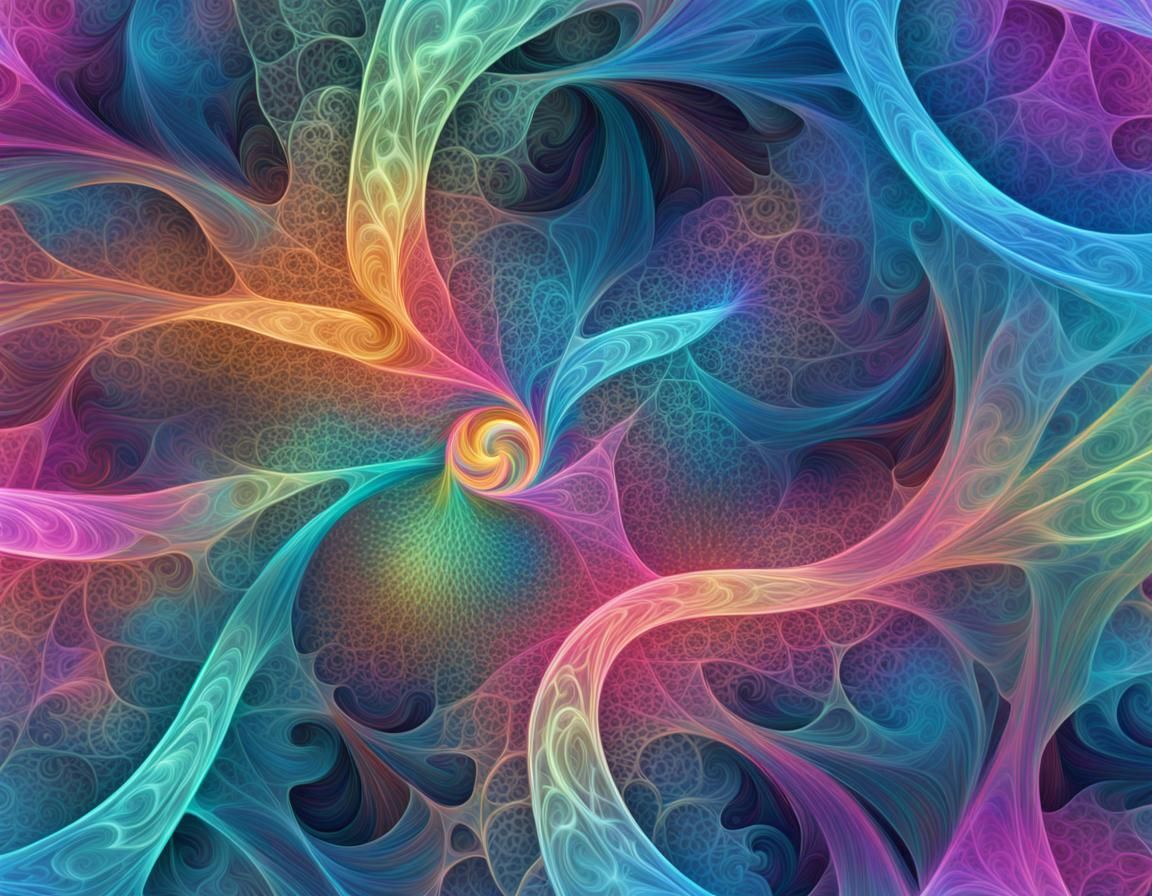 Iridescent Fractal Inspired by Islamic Geometric Patterns