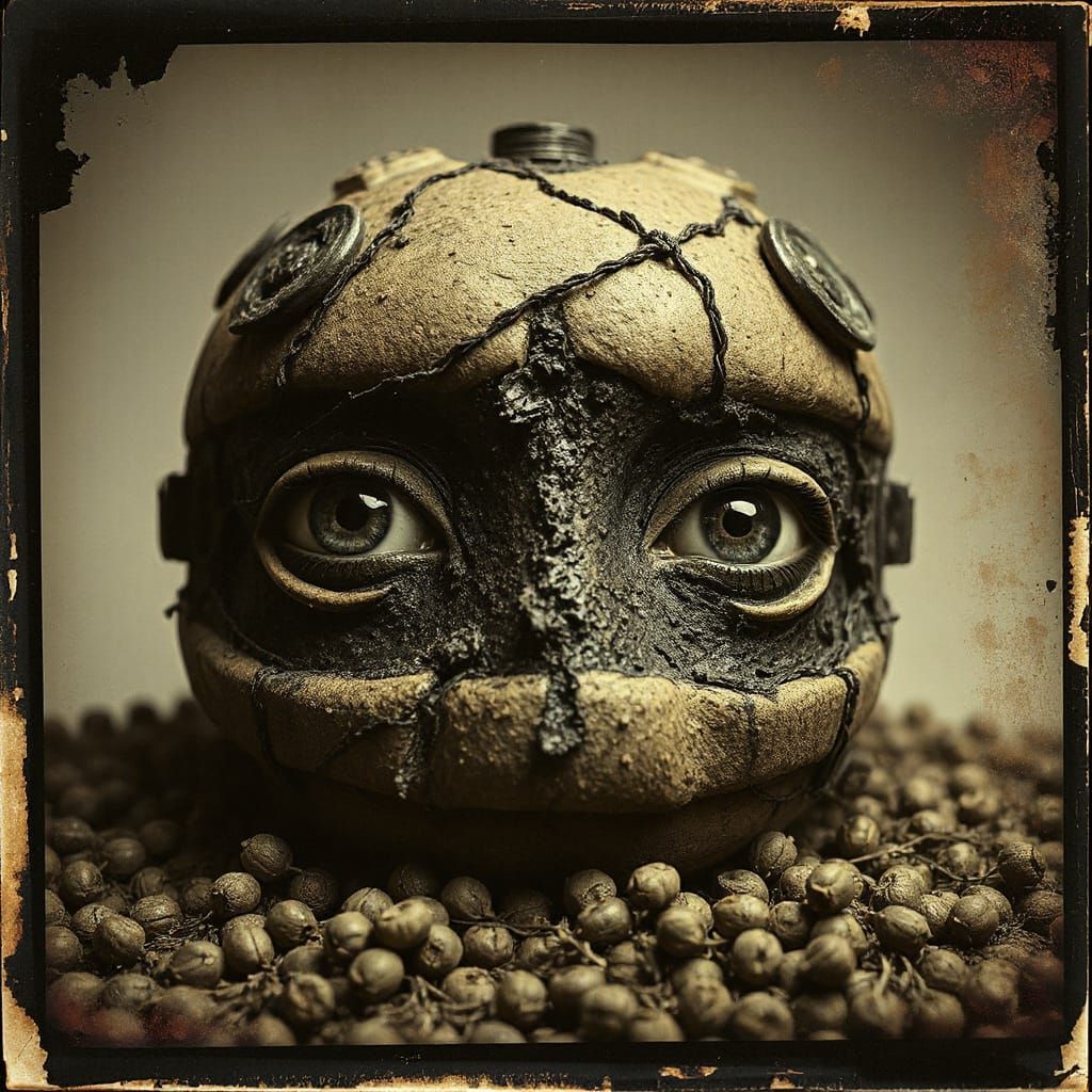 Surreal Grenade Harvest by Ernst and Samori