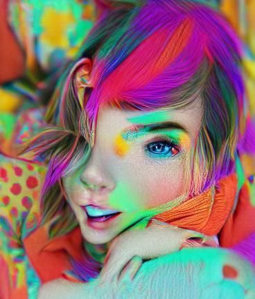 Colorful Abstract AI-Generated Art
