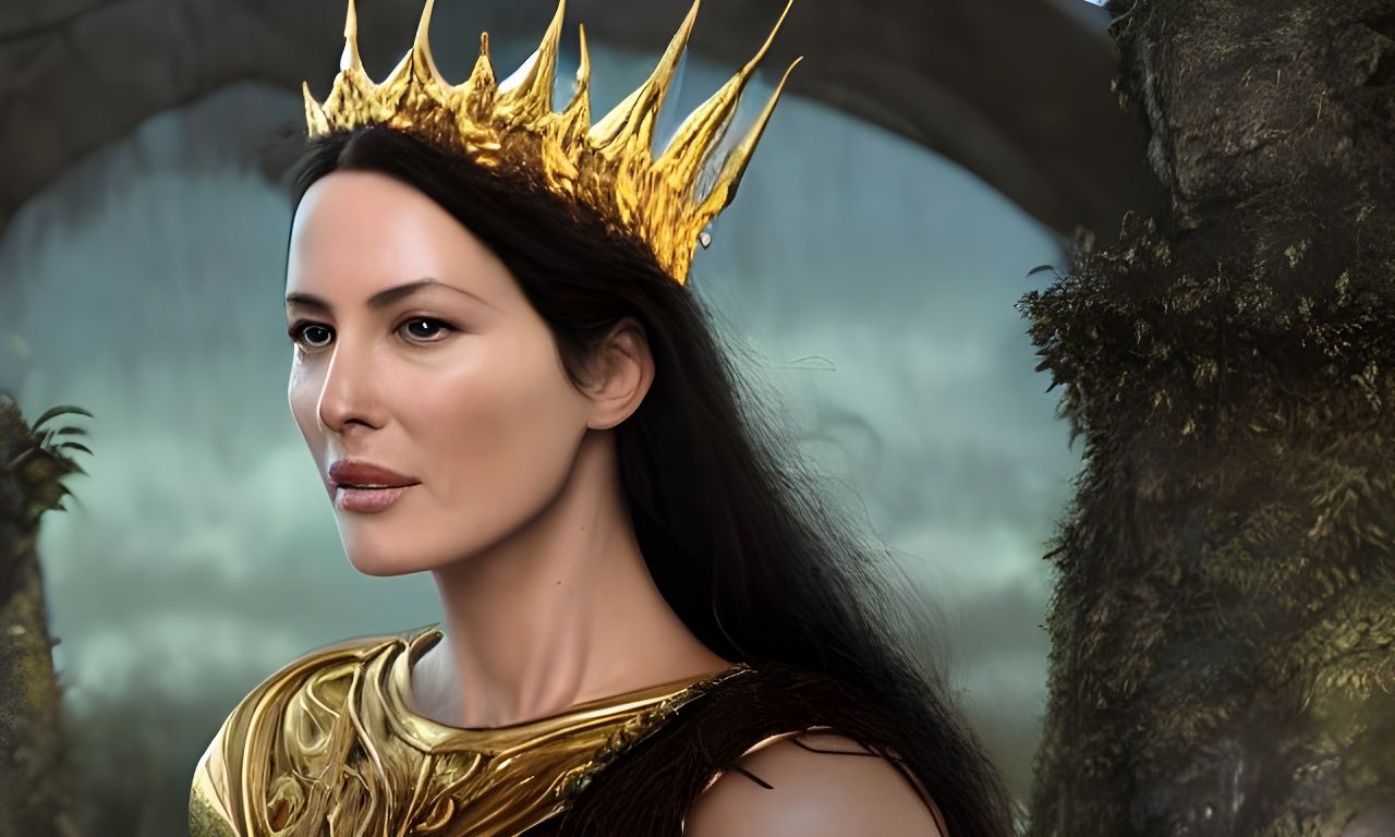 Arwen Undómiel as Elf Queen in Rivendell