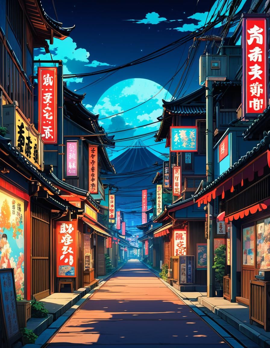 Anime Style Video Game Concept Art