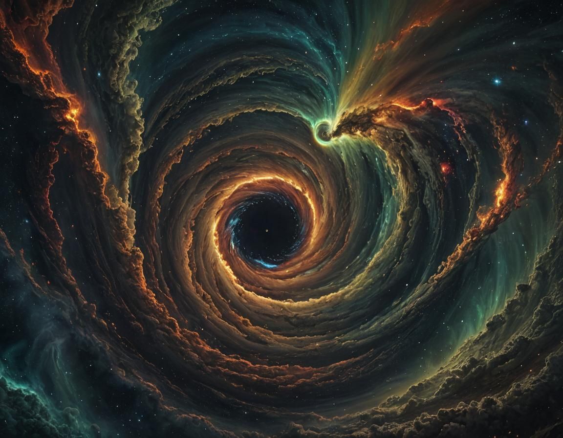 Swirling Solar Storm with Stellar Dust