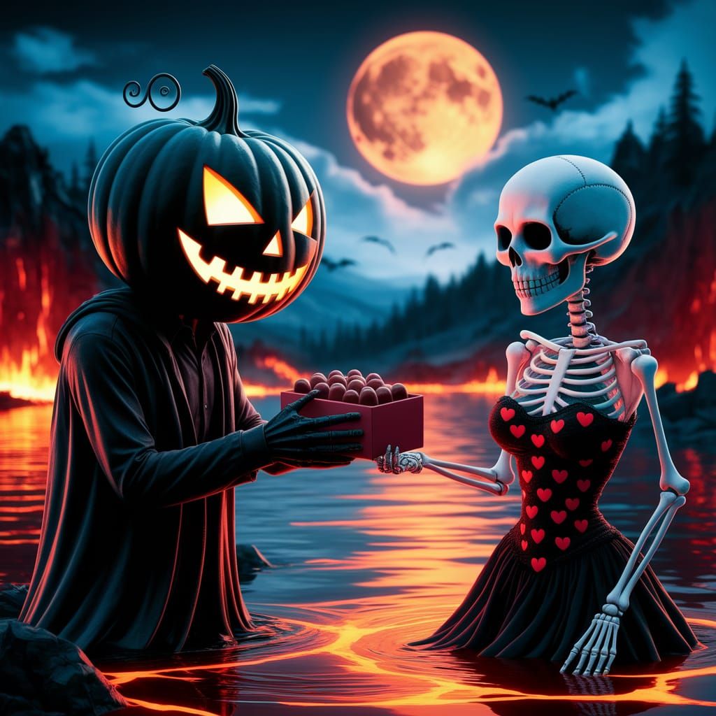 Be my Halloween Valentine