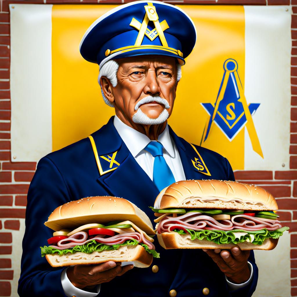 Masonic Order Symbolism with Subway Sandwiches