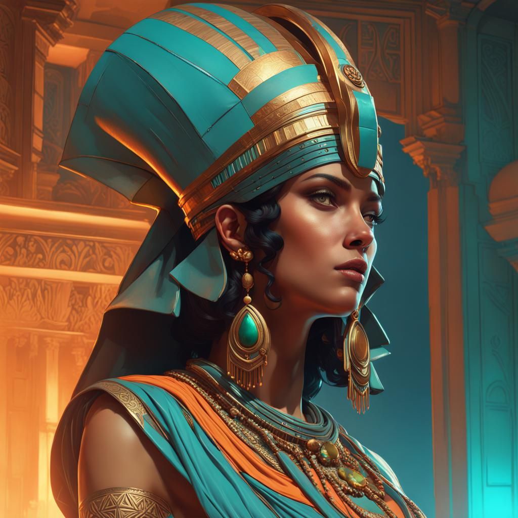 Cleopatra Concept Art in 8K Resolution