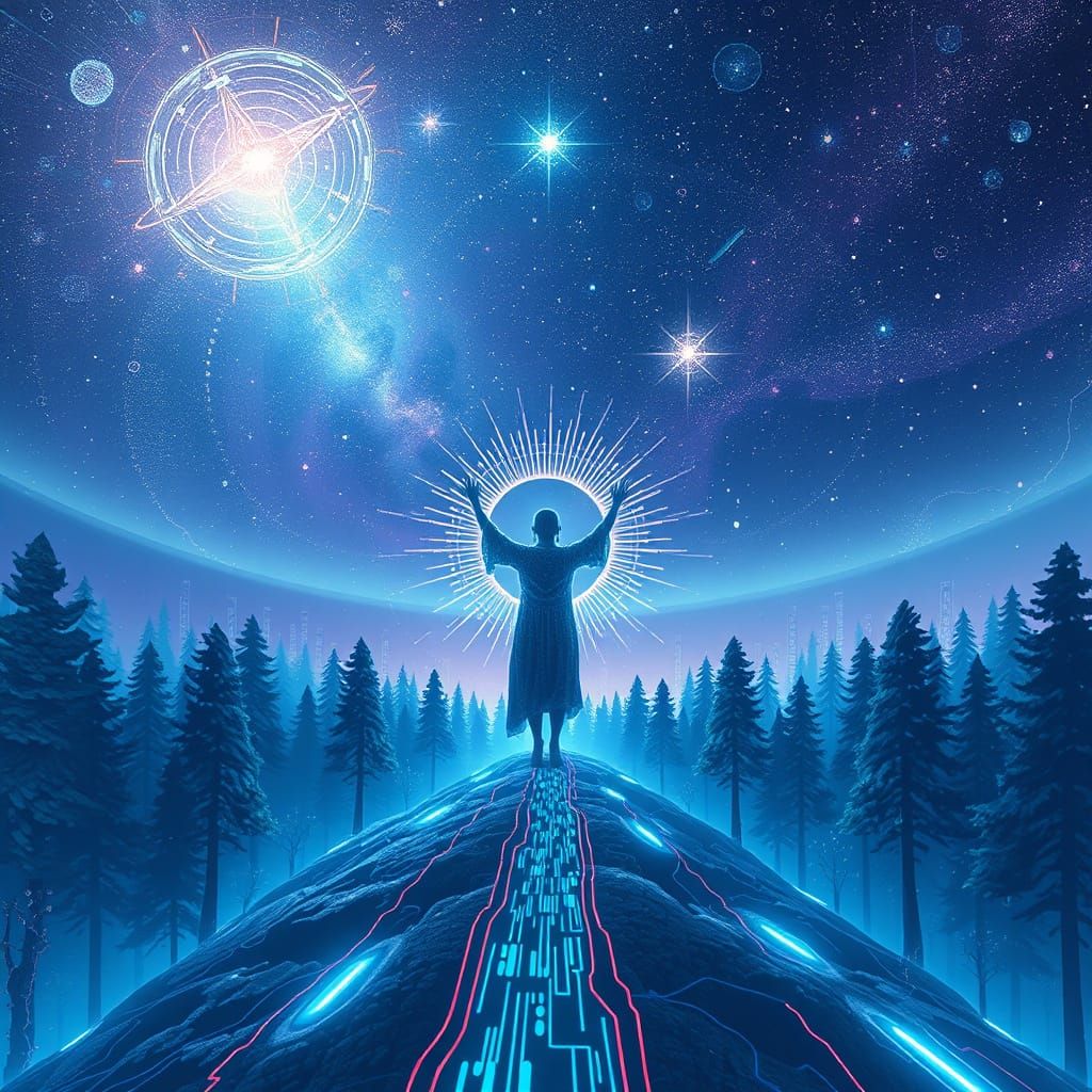 Digital Shaman Connects to Cosmic Source in Panoramic Music ...