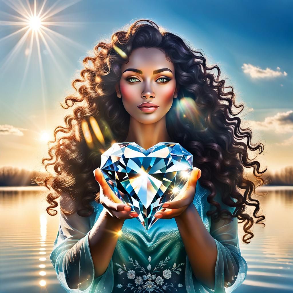 Se è poco il rubino ecco il mio cuore di diamante