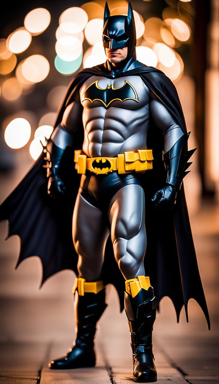 Batman as Santa Claus: Professional Photography