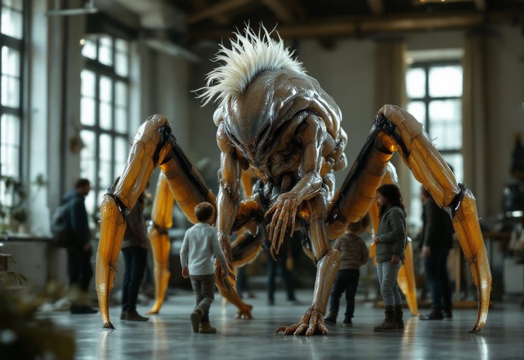 Unique Alien Gentleman Meets Human Delegation