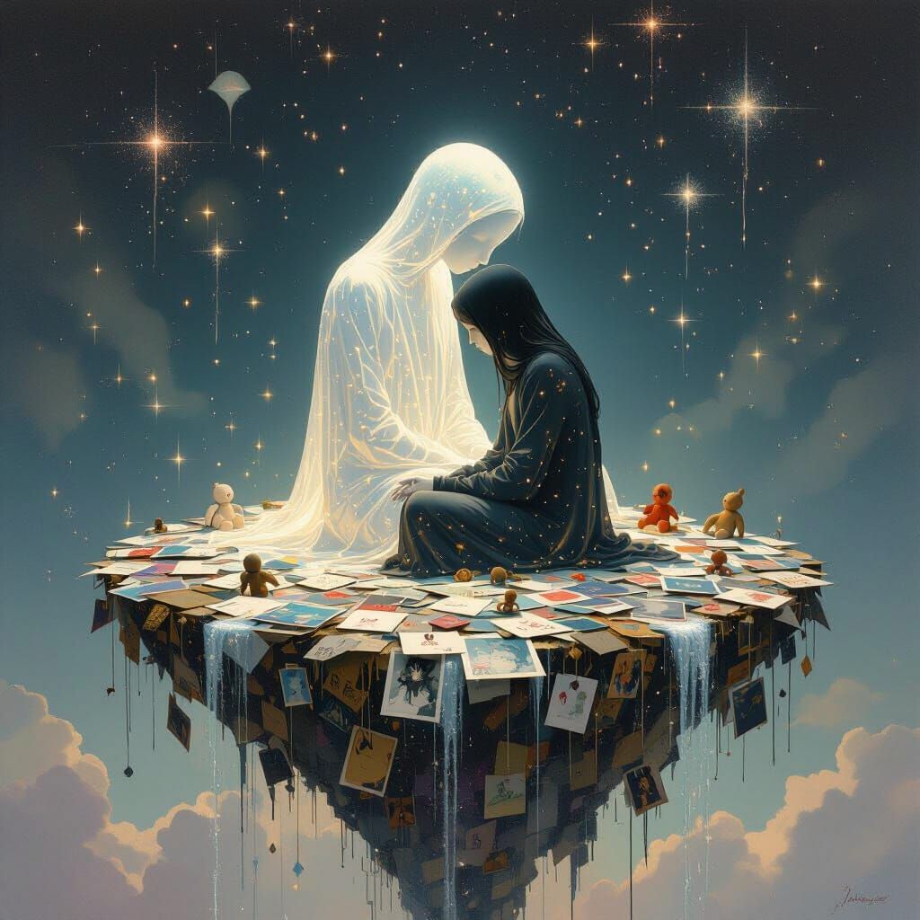 Floating Island of Memories and Forgotten Objects