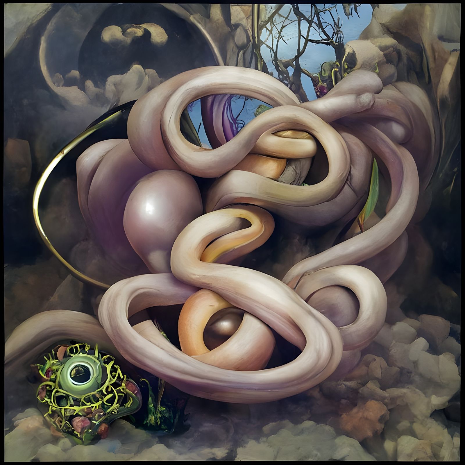 Psychedelic Quantum Loops in Hyper-Surreal Style