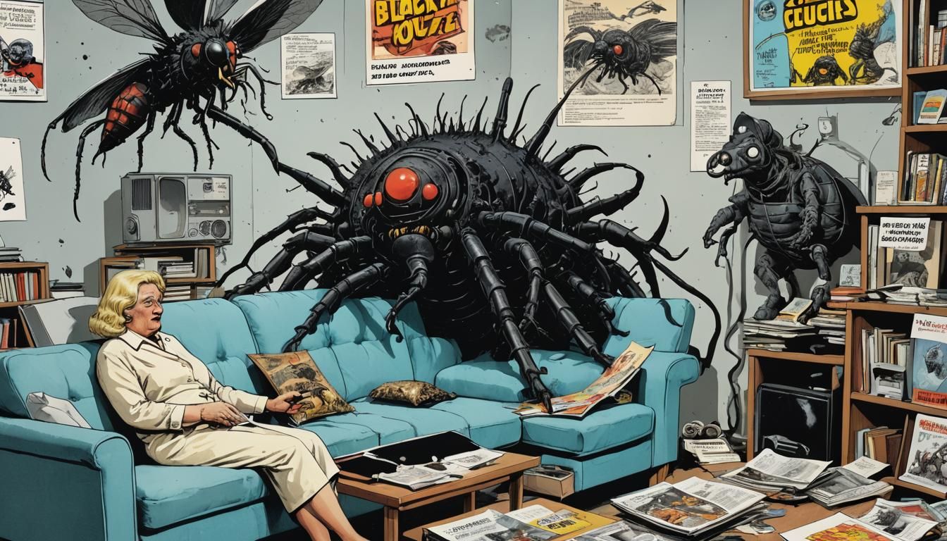 Polish Comic Book Art in Chernobyl Landscape