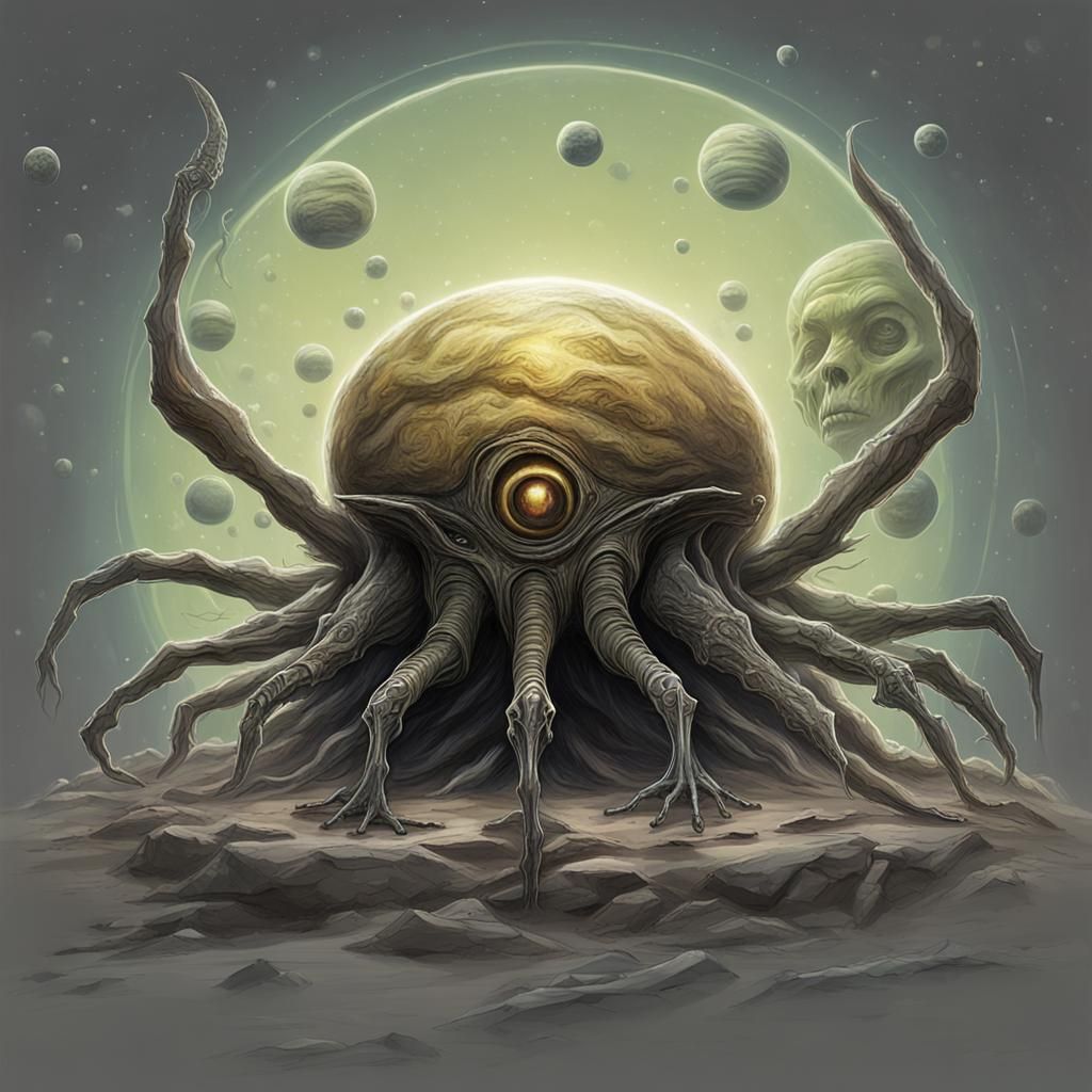 Alien Exoplanet: Speculative Xenoevolution Concept Art