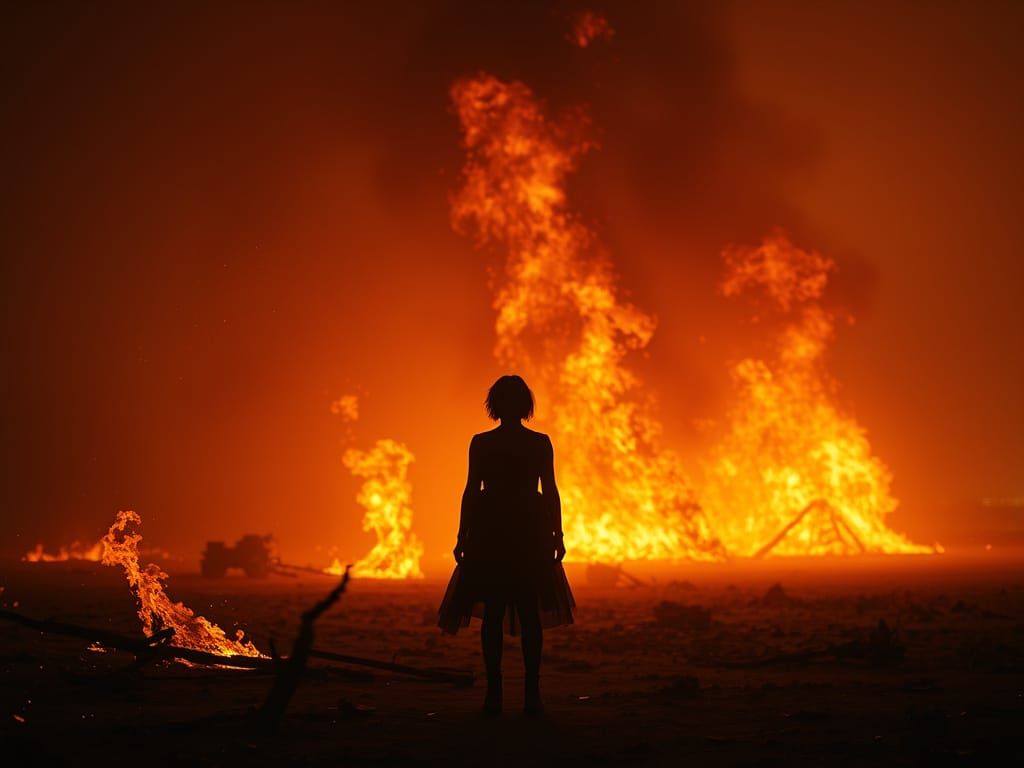 Shattered Soul in a World Ablaze