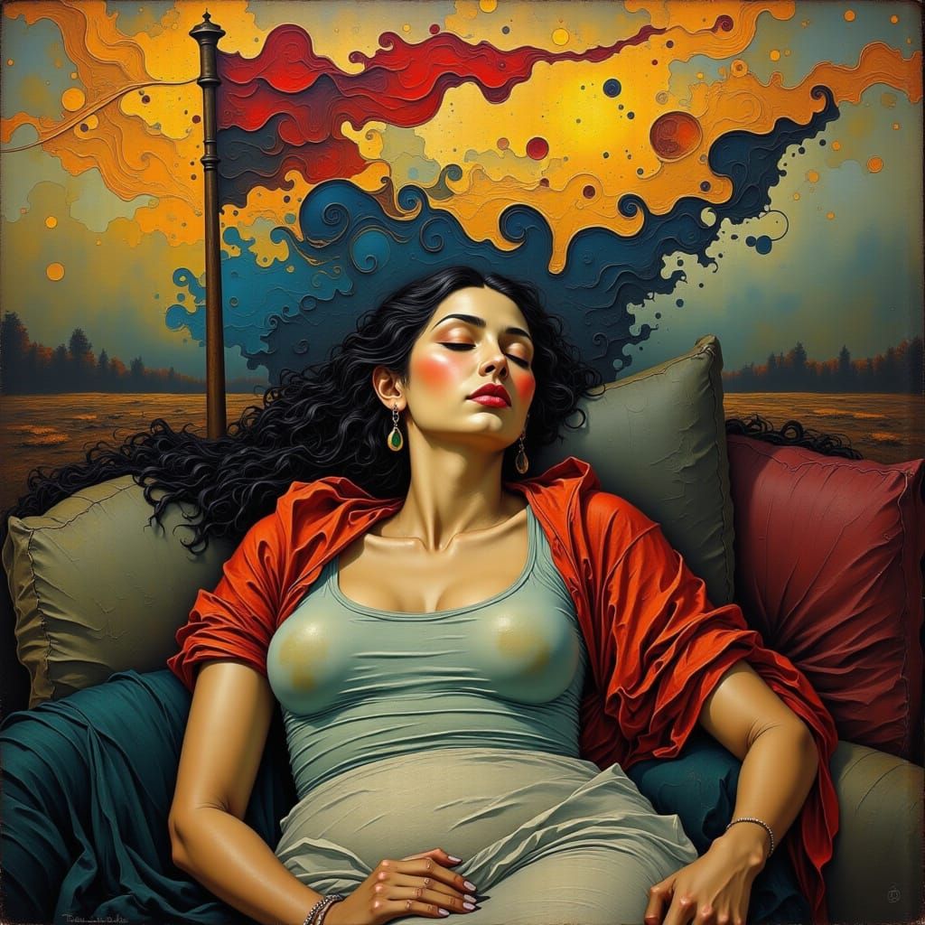 Dream of War: Surreal Couch Scene