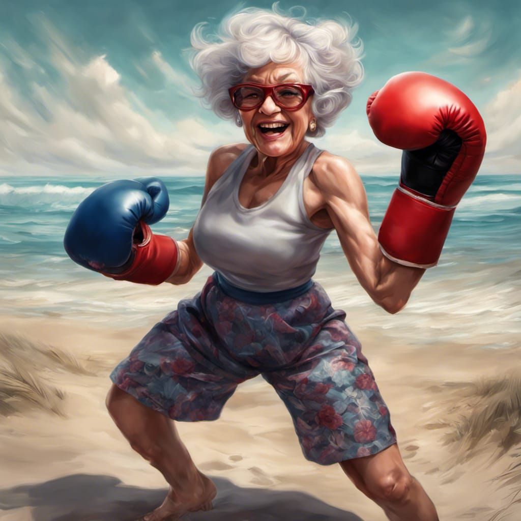 Grandma want's to get some boxing done today