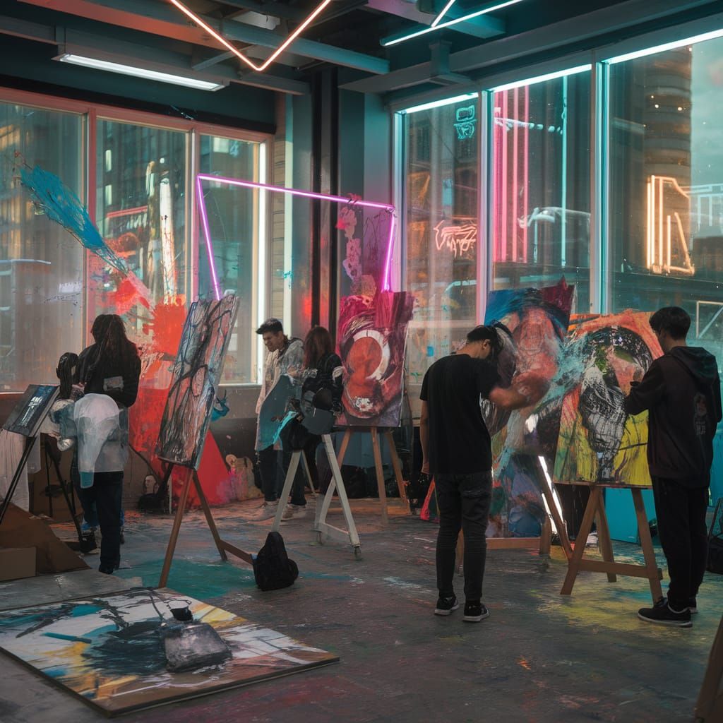 Cyberpunk Art Competition: Artists Depicting Time