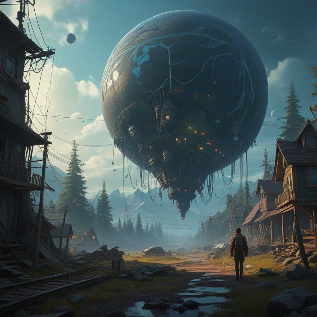 Ethereal Orb in a Mystical Atmosphere