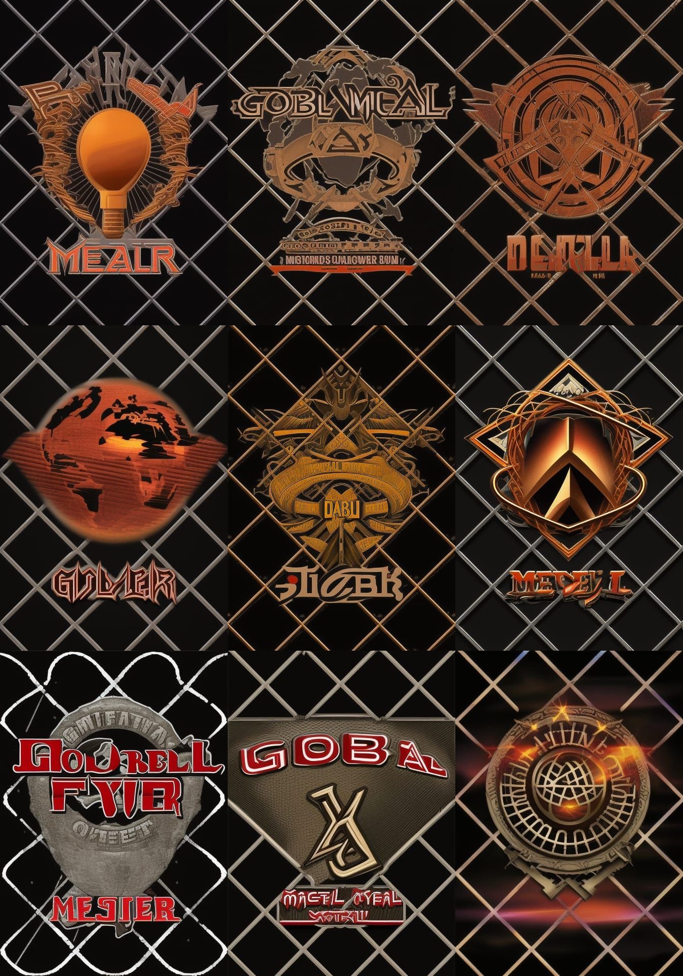 Striking Metal Flyer Logo Design