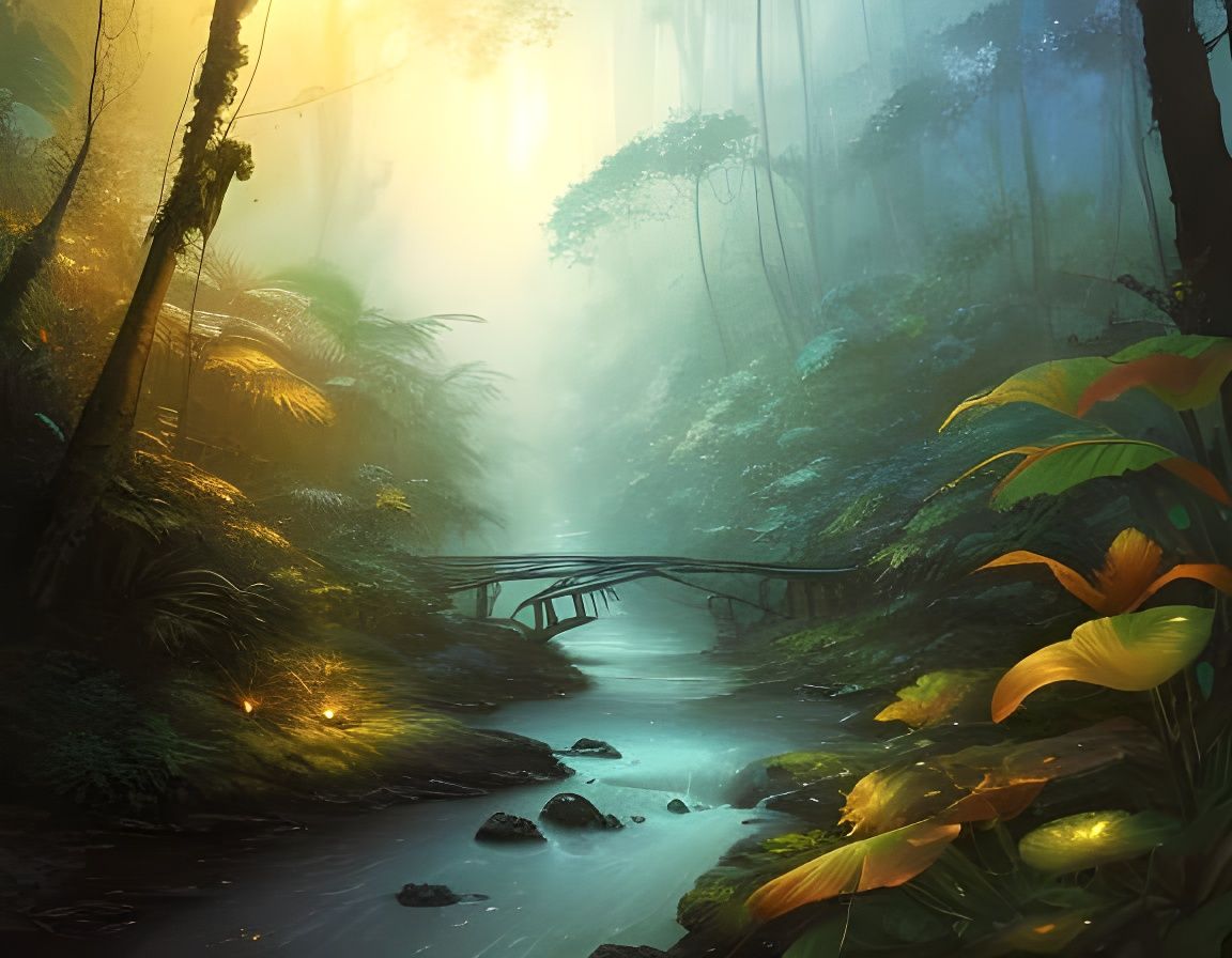 Pencil Metamorphosis: Rainforest Unveiled on Desk