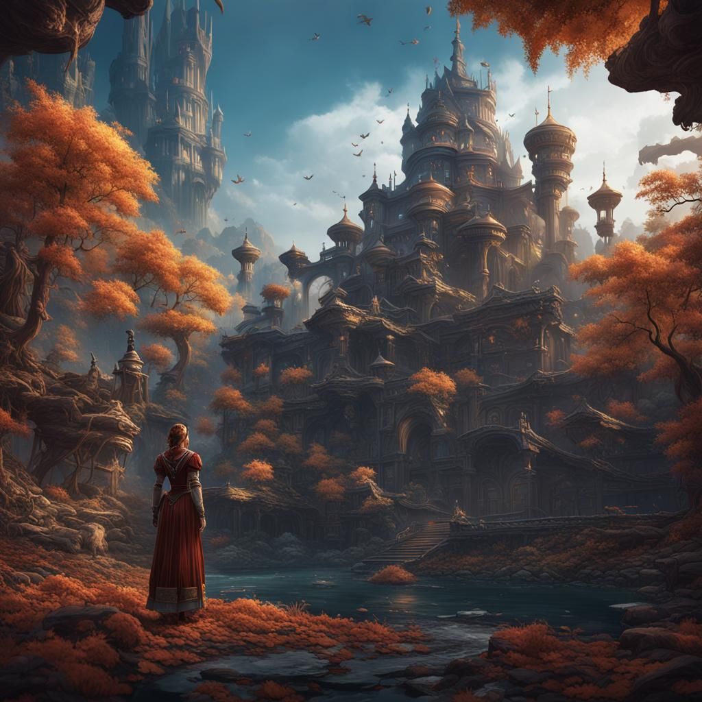 Detailed Matte Painting of an AI Wife in 8K