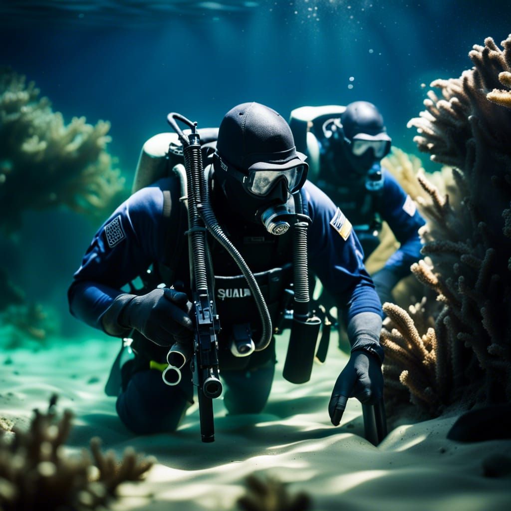 Navy SEAL Divers in Action: Professional Photography
