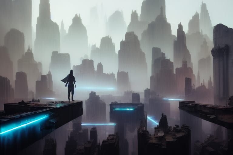 Shadows: Hyperdetailed Sci-Fi Fantasy Art