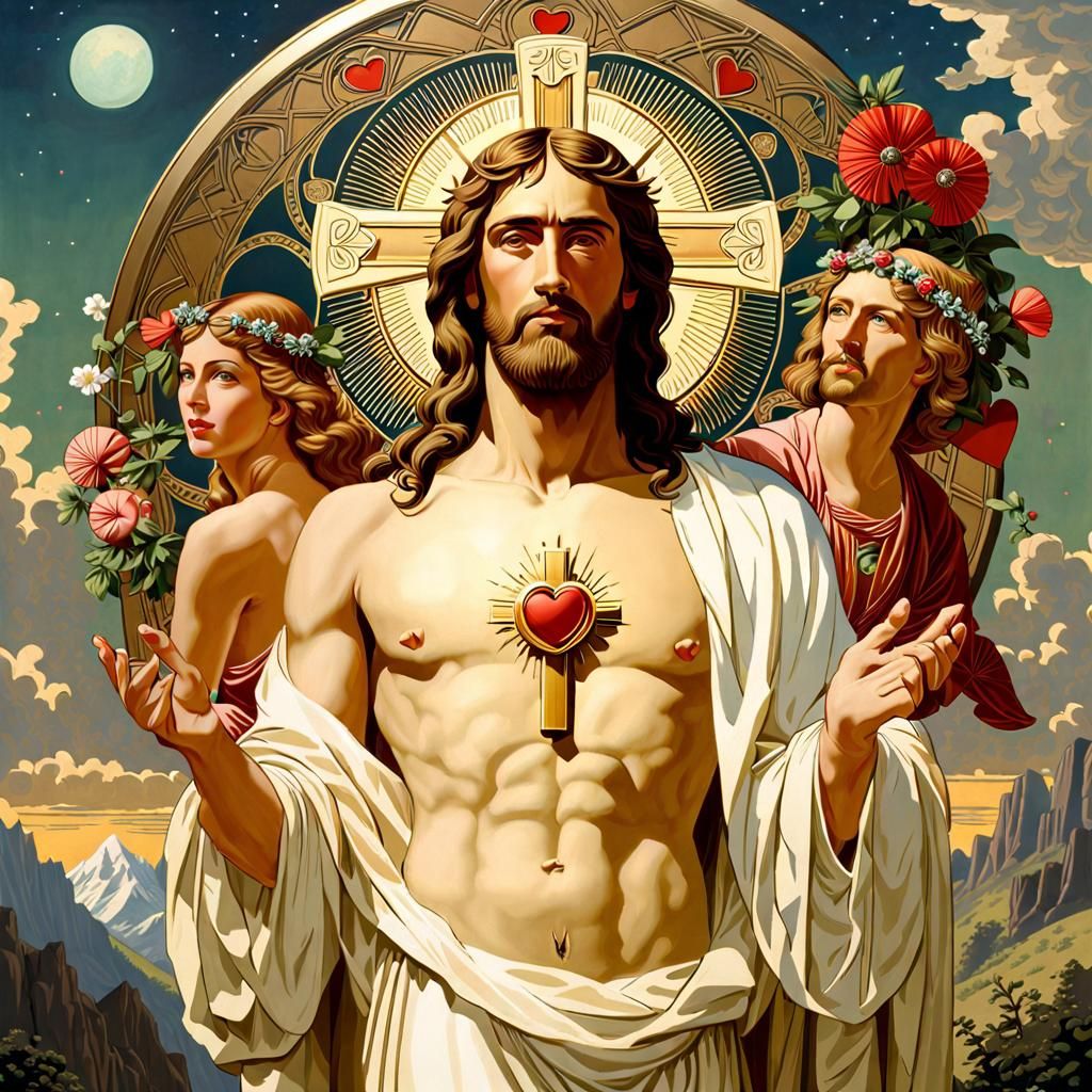 Hyperrealistic Portrait of Jesus Christ