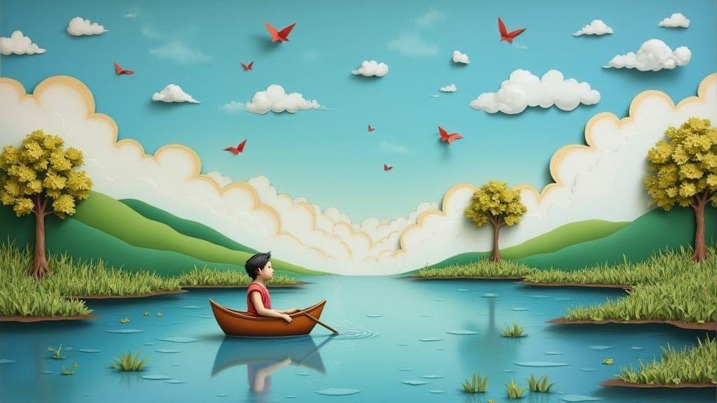 El barquito de papel y la caña de los sueños