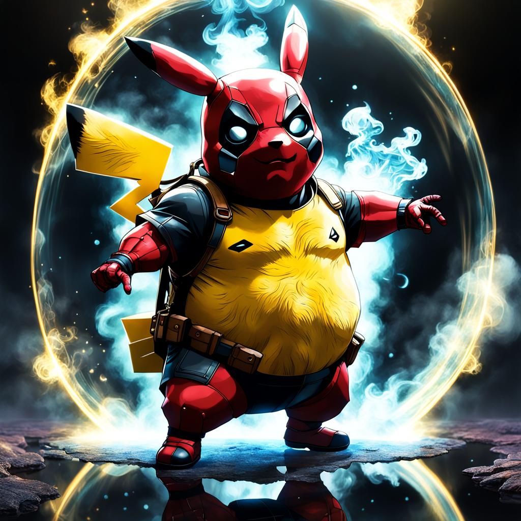 Deadpool Pikachu Crystalline Metamorphosis Portal