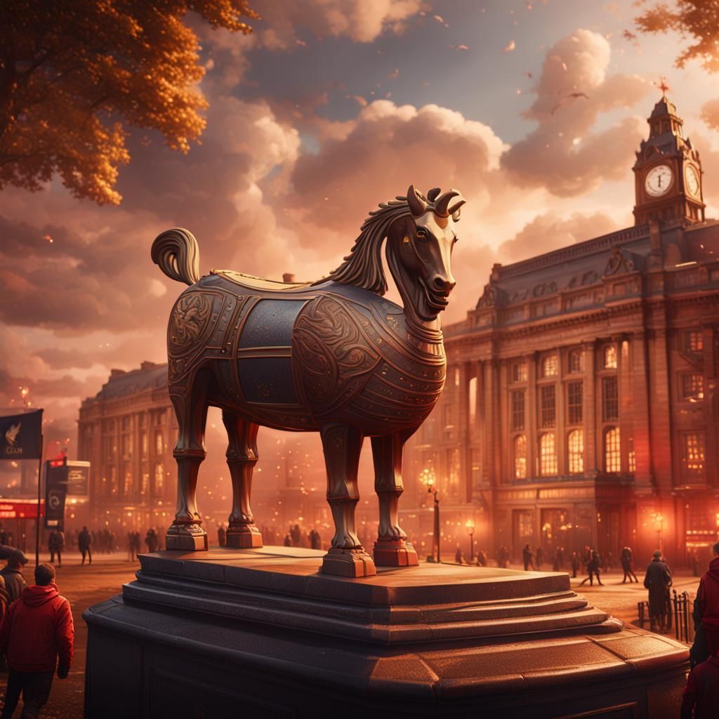 Liverpool Premier League Victory: Detailed Matte Painting