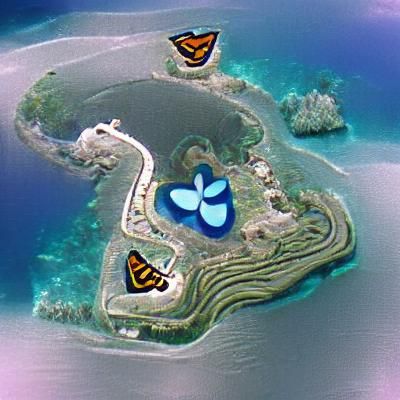 Butterfly Island: An AI Interpretation