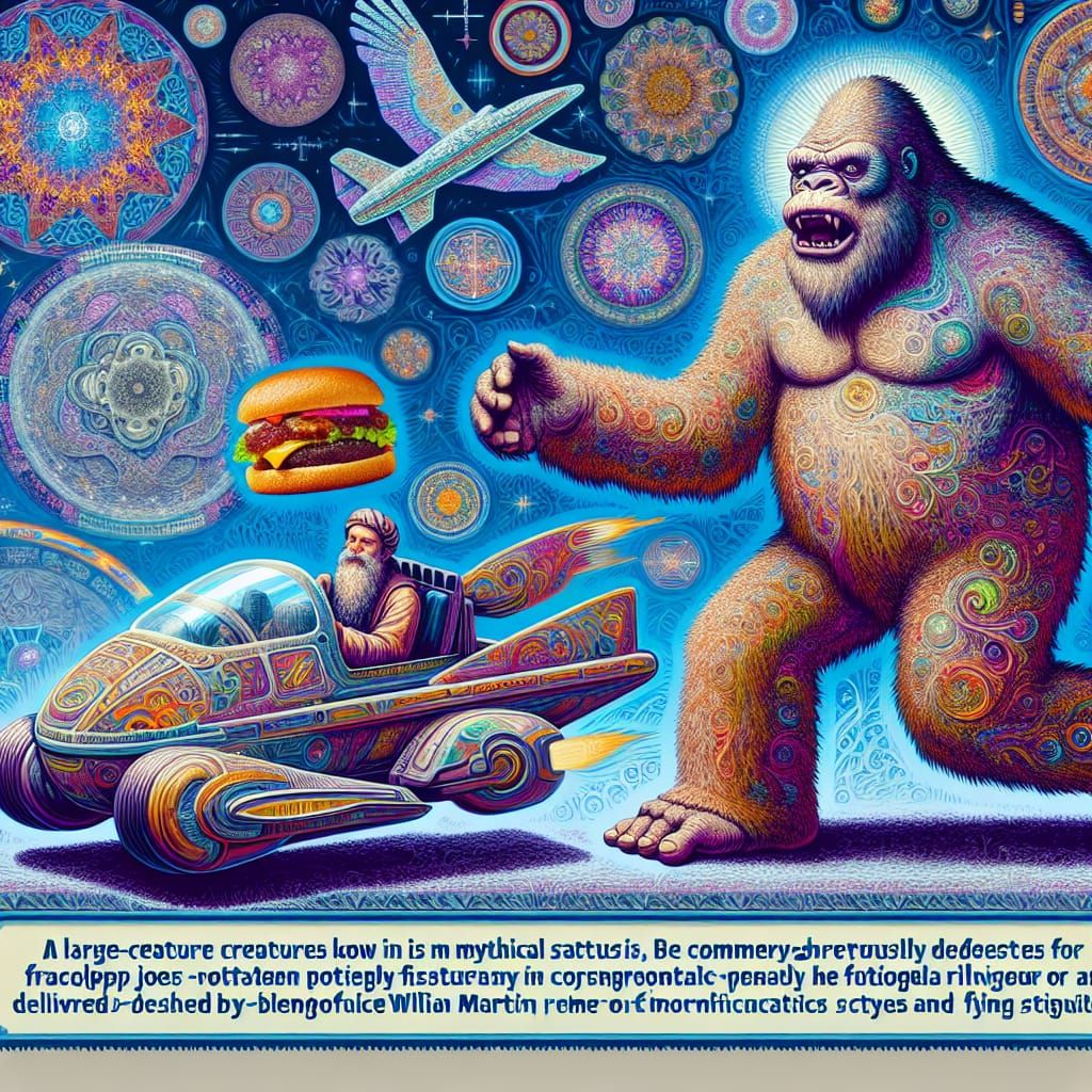 Bigfoot Goes Berserk for Fractal Sloppy Joes delivered in a ...