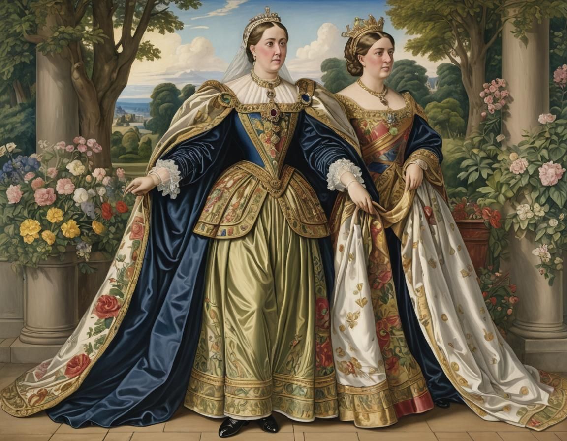 Queen Victoria's Pantaloons, Pre-Raphaelite Style